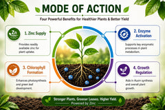 KrishiSathi Mono-33 Zinc Sulphate Mono Hydrate Fertilizer