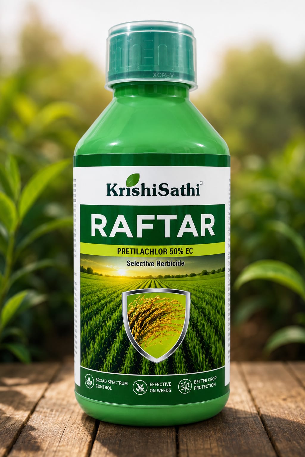 KrishiSathi RAFTAR Pretilachlor 50% EC Selective Herbicide